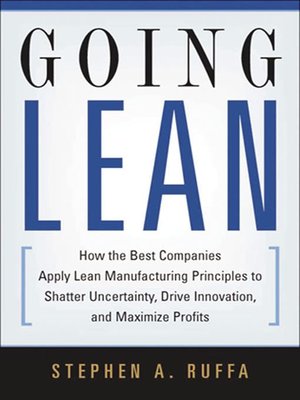 Going Lean - ebook